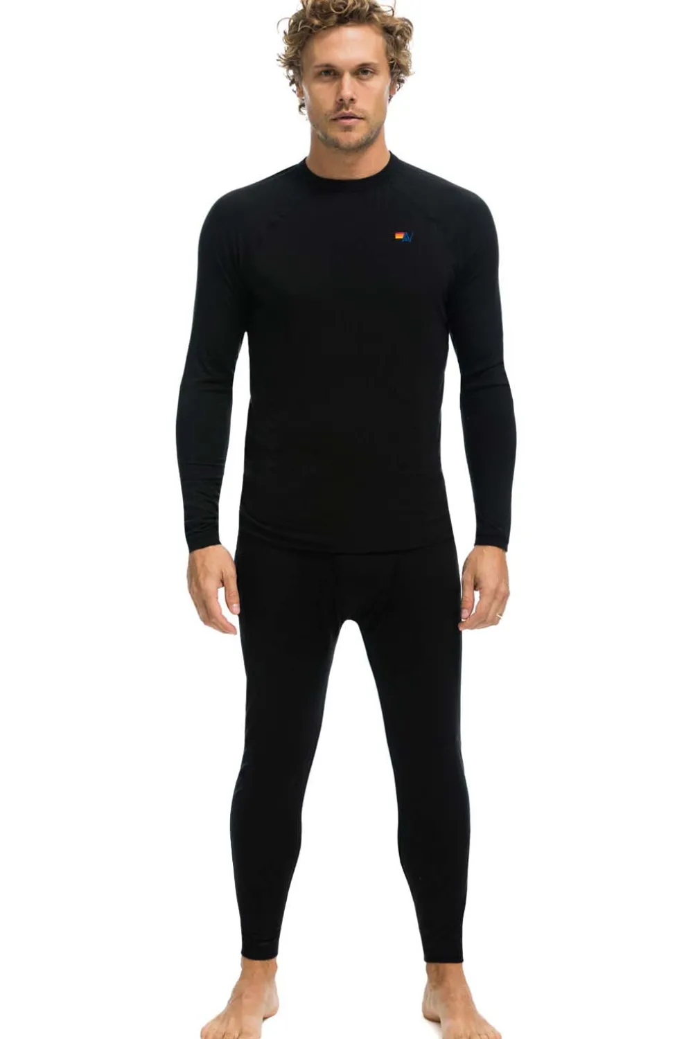 Base Layers | Aviator Nation MICRO MODAL BASE LAYER BOTTOM - BLACK