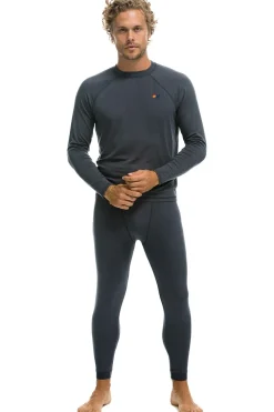 Base Layers | Aviator Nation MICRO MODAL BASE LAYER BOTTOM - TITANIUM
