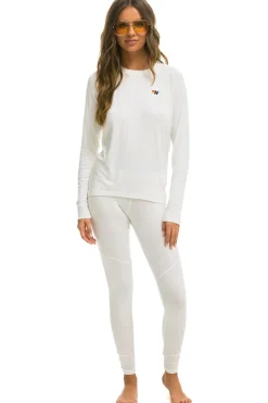 Base Layers | Aviator Nation MICRO MODAL BASE LAYER BOTTOM - VINTAGE WHITE VINTAGEWHITE