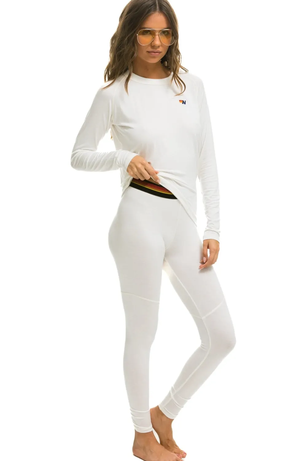 Base Layers | Aviator Nation MICRO MODAL BASE LAYER BOTTOM - VINTAGE WHITE VINTAGEWHITE