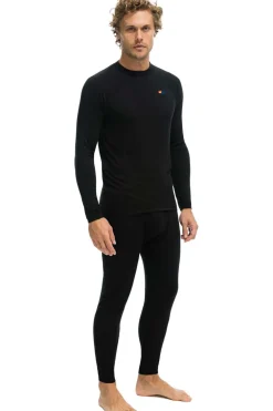 Base Layers | Aviator Nation MICRO MODAL BASE LAYER BOTTOM - BLACK