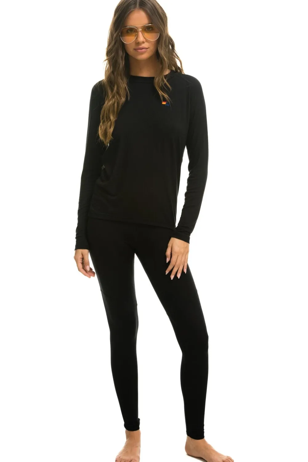 Base Layers | Aviator Nation MICRO MODAL BASE LAYER BOTTOM - BLACK
