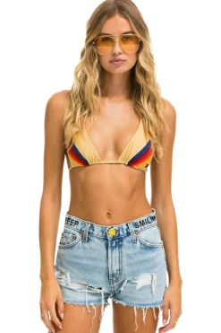 Denim | Denim | Aviator Nation MID RISE ROCKER COWGIRL CUTOFF KEEP SMILING JEAN SHORTS - SUPER LIGHT SUPERLIGHT