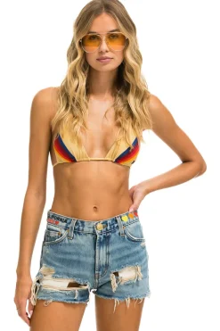 Denim | Denim | Aviator Nation MID RISE ROCKER COWGIRL CUTOFF CALI LOVER HEART JEAN SHORTS - VINTAGE