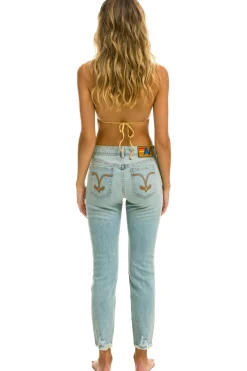 Denim | Denim | Aviator Nation MID RISE SLIM SURFER JEAN - VINTAGE