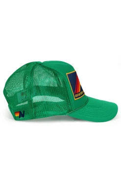 Trucker Hats | Trucker Hats | Aviator Nation MOUNTAIN STRIPE VINTAGE TRUCKER HAT