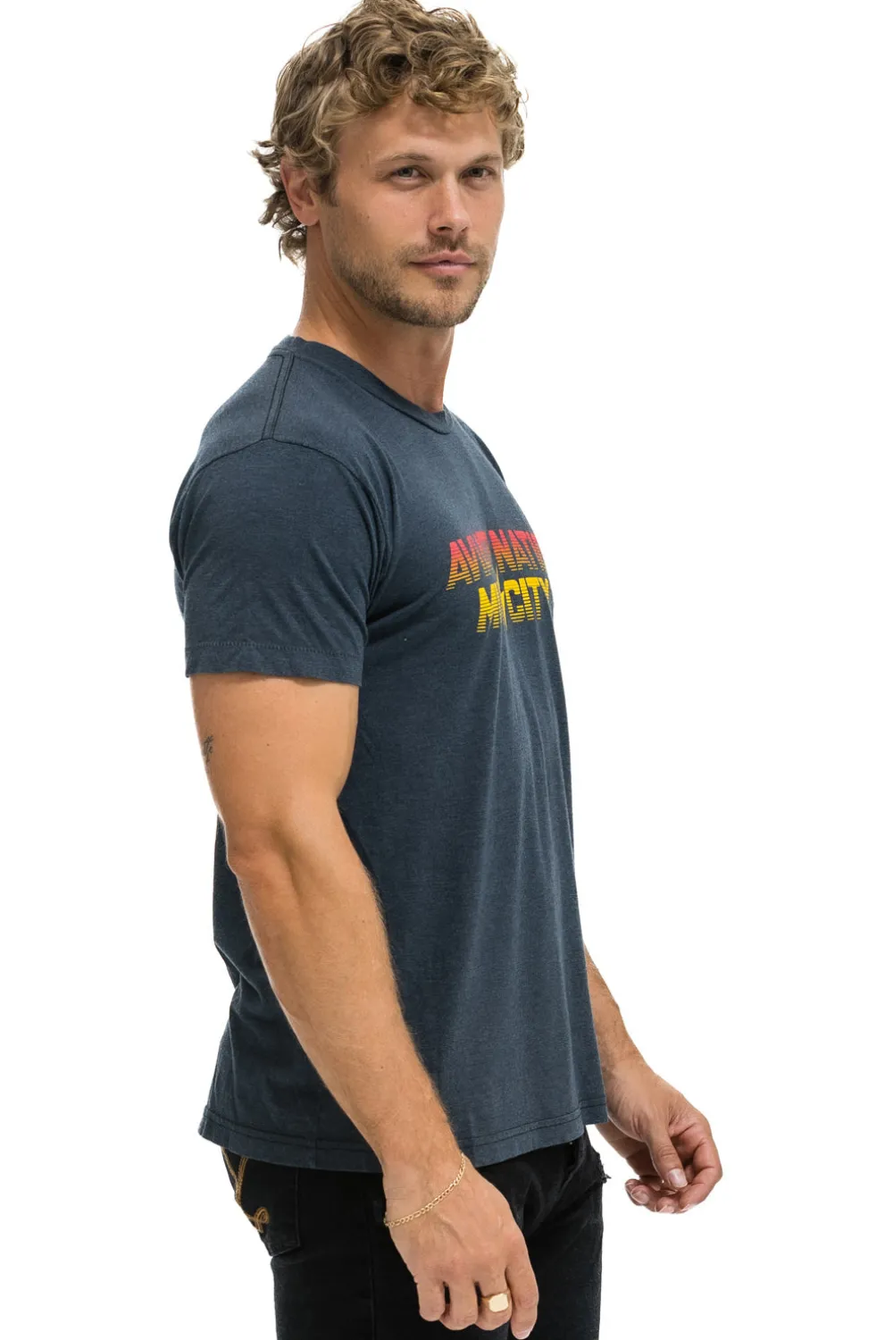 Tees | Tees | Aviator Nation NASHVILLE MUSIC CITY TEE - CHARCOAL