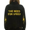 Denim | Denim | Aviator Nation NEED FOR SPEED OVERSIZED CROP DENIM JACKET - VINTAGE BLACK VINTAGEBLACK