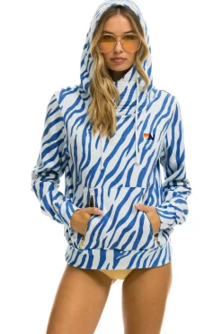 Hoodies | Hoodies | Aviator Nation NINJA PULLOVER HOODIE - BLUE TIGER BLUETIGER