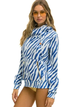 Hoodies | Hoodies | Aviator Nation NINJA PULLOVER HOODIE - BLUE TIGER BLUETIGER