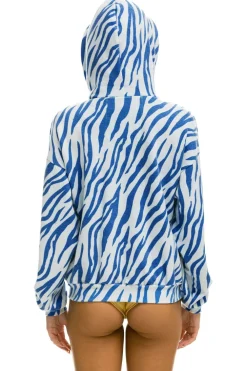 Hoodies | Hoodies | Aviator Nation NINJA PULLOVER HOODIE - BLUE TIGER BLUETIGER