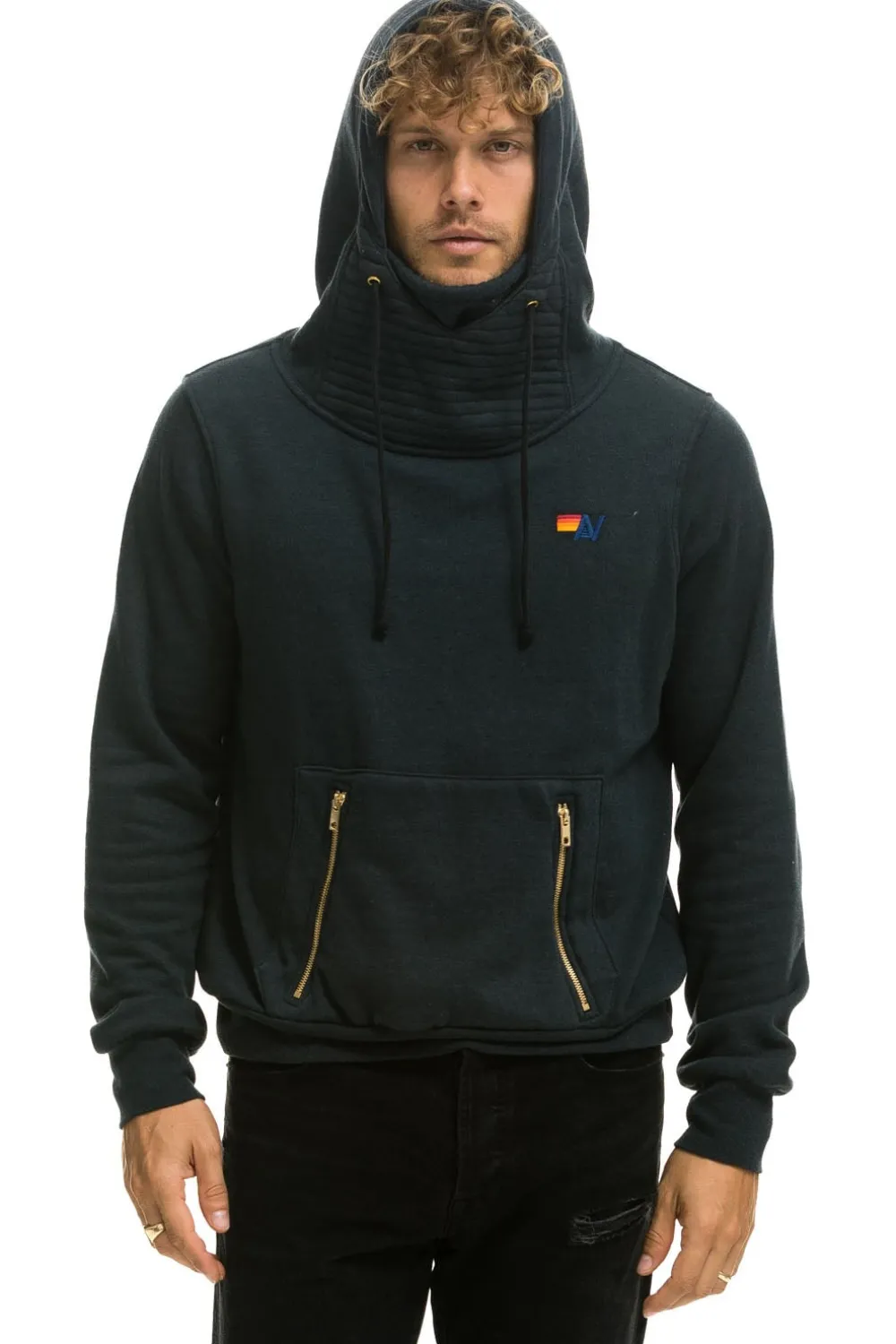 Hoodies | Hoodies | Aviator Nation NINJA PULLOVER HOODIE - CHARCOAL