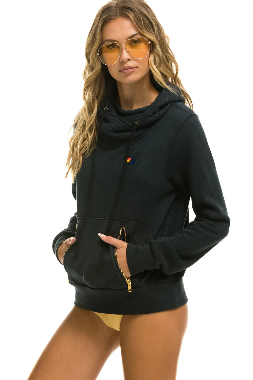 Hoodies | Hoodies | Aviator Nation NINJA PULLOVER HOODIE - CHARCOAL