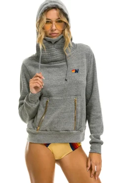 Hoodies | Hoodies | Aviator Nation NINJA PULLOVER HOODIE - HEATHER GREY HEATHERGREY