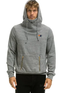 Hoodies | Hoodies | Aviator Nation NINJA PULLOVER HOODIE - HEATHER GREY HEATHERGREY