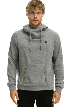 Hoodies | Hoodies | Aviator Nation NINJA PULLOVER HOODIE - HEATHER GREY HEATHERGREY