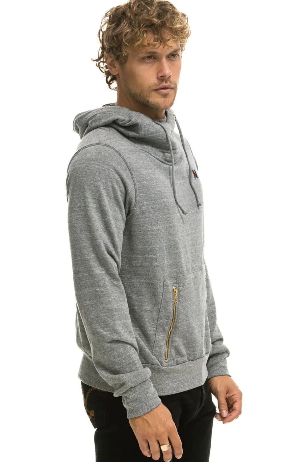 Hoodies | Hoodies | Aviator Nation NINJA PULLOVER HOODIE - HEATHER GREY HEATHERGREY