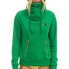 Hoodies | Hoodies | Aviator Nation NINJA PULLOVER HOODIE - KELLY GREEN KELLYGREEN