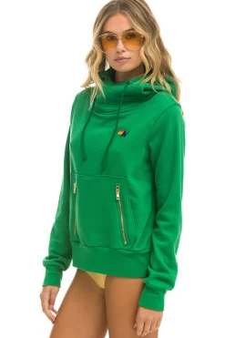 Hoodies | Hoodies | Aviator Nation NINJA PULLOVER HOODIE - KELLY GREEN KELLYGREEN