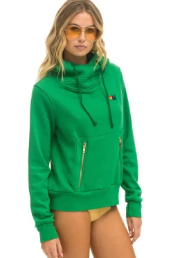 Hoodies | Hoodies | Aviator Nation NINJA PULLOVER HOODIE - KELLY GREEN KELLYGREEN