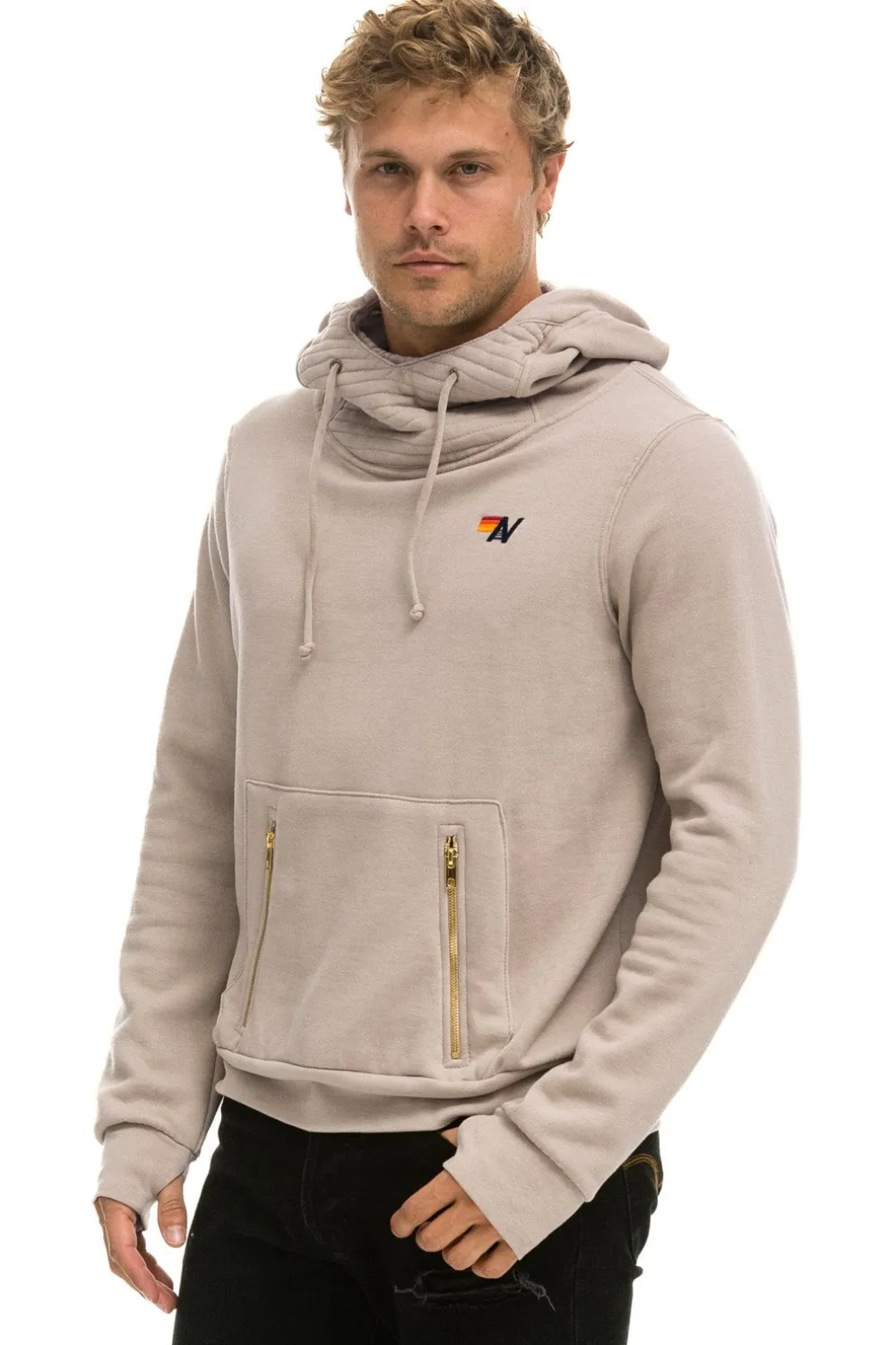 Hoodies | Hoodies | Aviator Nation NINJA PULLOVER HOODIE - SAND