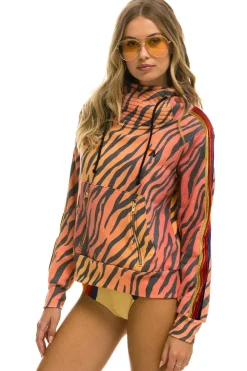 Hoodies | Hoodies | Aviator Nation NINJA PULLOVER HOODIE - TIGER