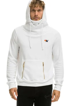 Hoodies | Hoodies | Aviator Nation NINJA PULLOVER HOODIE - WHITE