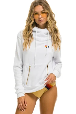Hoodies | Hoodies | Aviator Nation NINJA PULLOVER HOODIE - WHITE