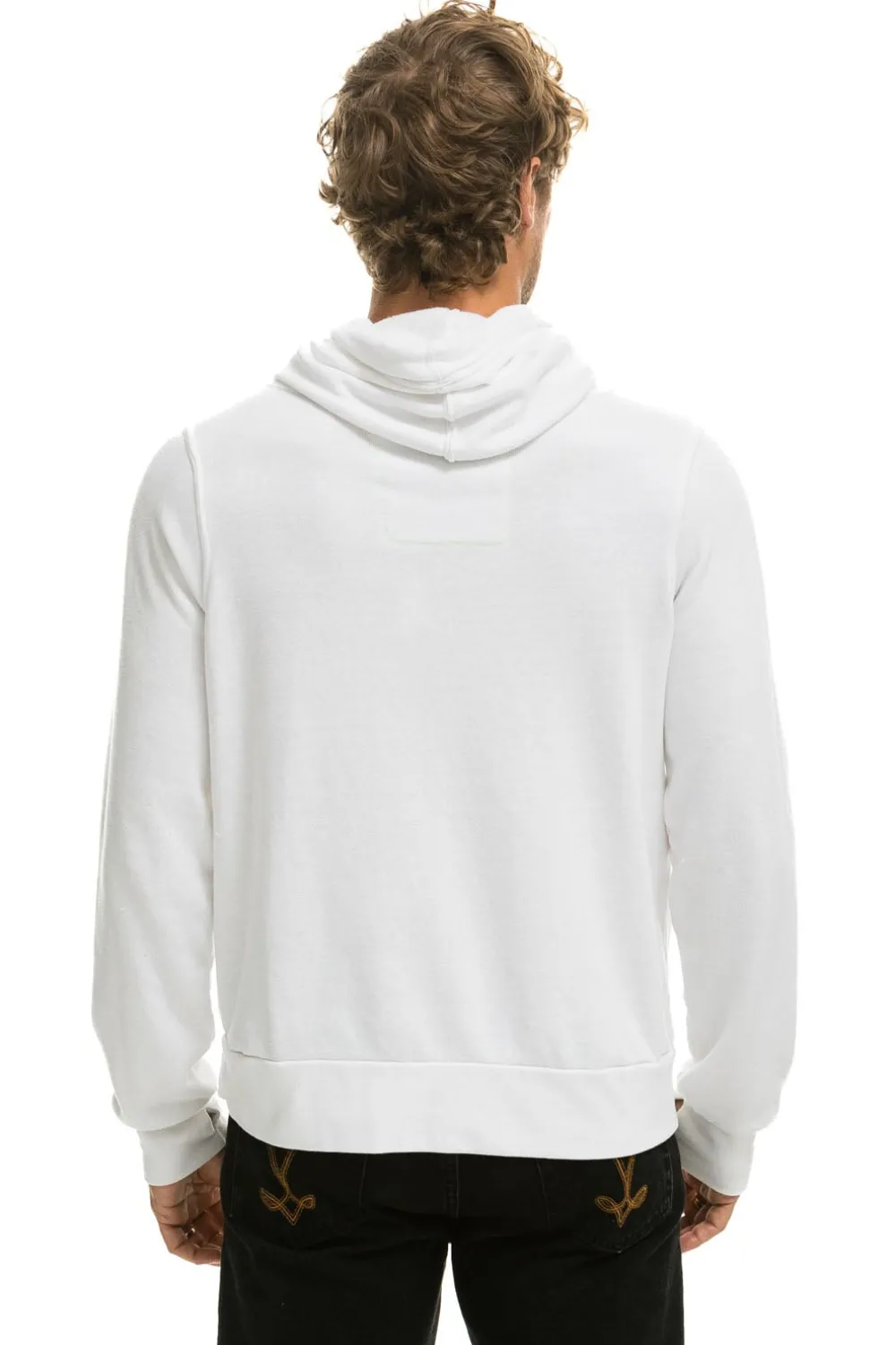 Hoodies | Hoodies | Aviator Nation NINJA PULLOVER HOODIE - WHITE