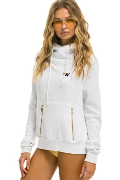 Hoodies | Hoodies | Aviator Nation NINJA PULLOVER HOODIE - WHITE