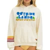 Hoodies | Collab Merchandise | Aviator Nation OUTSIDE LANDS 2024 RELAXED PULLOVER HOODIE - VINTAGE WHITE VINTAGEWHITE