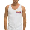 Collab Merchandise | Collab Merchandise | Aviator Nation PALM TREE FESTIVAL DANA POINT 2023 TANK - WHITE