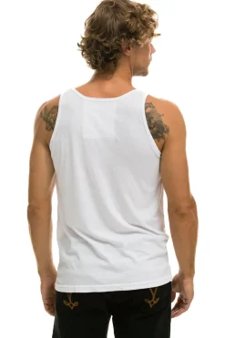 Collab Merchandise | Collab Merchandise | Aviator Nation PALM TREE FESTIVAL DANA POINT 2023 TANK - WHITE