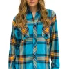 Tees | Aviator Nation PLAID FLANNEL LIGHT WEIGHT UNISEX WESTERN SHIRT - JACKSON PLAID JACKSONPLAID