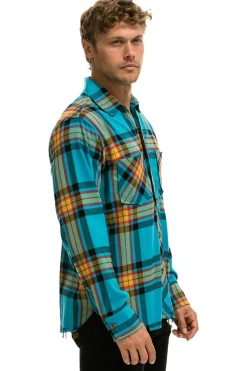 Tees | Aviator Nation PLAID FLANNEL LIGHT WEIGHT UNISEX WESTERN SHIRT - JACKSON PLAID JACKSONPLAID