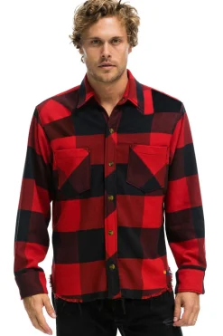 Tees | Aviator Nation PLAID FLANNEL WESTERN SHIRT - BUFFALO PLAID BUFFALOPLAID
