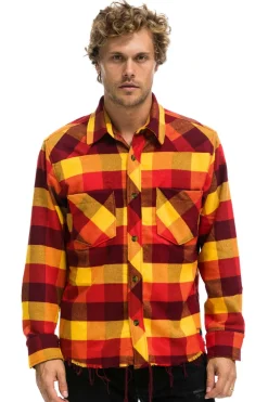 Tees | Aviator Nation PLAID FLANNEL WESTERN SHIRT - SURFY PLAID SURFYPLAID