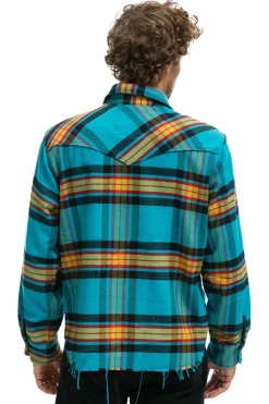 Tees | Aviator Nation PLAID FLANNEL WESTERN SHIRT - JACKSON PLAID JACKSONPLAID