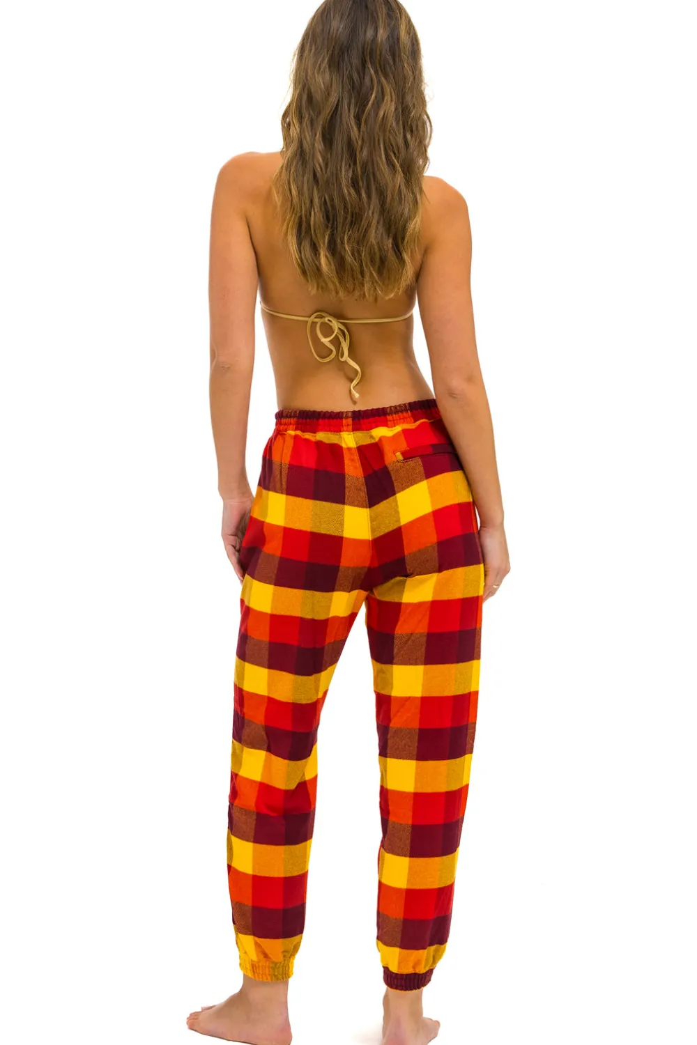 Sweatpants | Aviator Nation PLAID LODGE PANT - SURFY PLAID SURFYPLAID