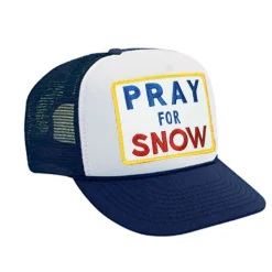 Trucker Hats | Trucker Hats | Aviator Nation PRAY FOR SNOW VINTAGE TRUCKER HAT {{threshold-message}}