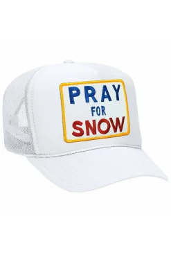 Trucker Hats | Trucker Hats | Aviator Nation PRAY FOR SNOW VINTAGE TRUCKER HAT {{threshold-message}}