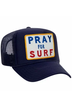Trucker Hats | Trucker Hats | Aviator Nation PRAY FOR SURF VINTAGE TRUCKER HAT