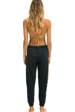 Sweatpants | Aviator Nation RIDE LOGO WHITE SWEATPANTS - CHARCOAL