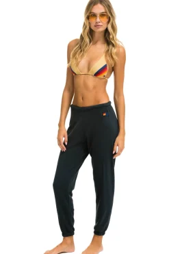Sweatpants | Aviator Nation RIDE LOGO WHITE SWEATPANTS - CHARCOAL