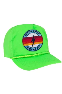 Trucker Hats | Trucker Hats | Aviator Nation ROCK AND ROLL BOLT - VINTAGE NYLON TRUCKER HAT VINTAGENYLONTRUCKERHAT