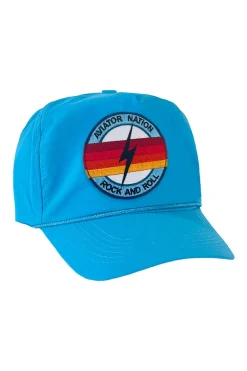 Trucker Hats | Trucker Hats | Aviator Nation ROCK AND ROLL BOLT - VINTAGE NYLON TRUCKER HAT VINTAGENYLONTRUCKERHAT