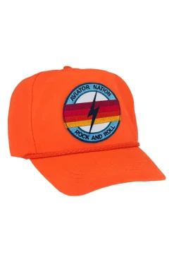 Trucker Hats | Trucker Hats | Aviator Nation ROCK AND ROLL BOLT - VINTAGE NYLON TRUCKER HAT VINTAGENYLONTRUCKERHAT
