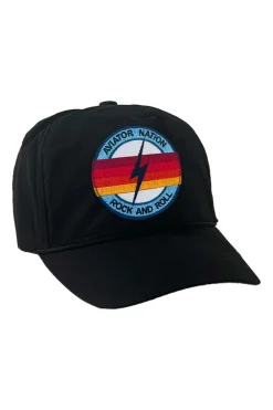 Trucker Hats | Trucker Hats | Aviator Nation ROCK AND ROLL BOLT - VINTAGE NYLON TRUCKER HAT VINTAGENYLONTRUCKERHAT