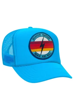 Trucker Hats | Trucker Hats | Aviator Nation ROCK AND ROLL BOLT VINTAGE TRUCKER HAT {{threshold-message}}