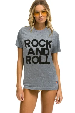 Tees | Tees | Aviator Nation ROCK AND ROLL TEE - HEATHER GREY HEATHERGREY
